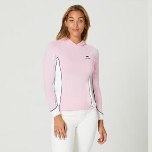 Peter Millar US Open Performance Pullover Hoodie –Pink, White & Navy –Size Large